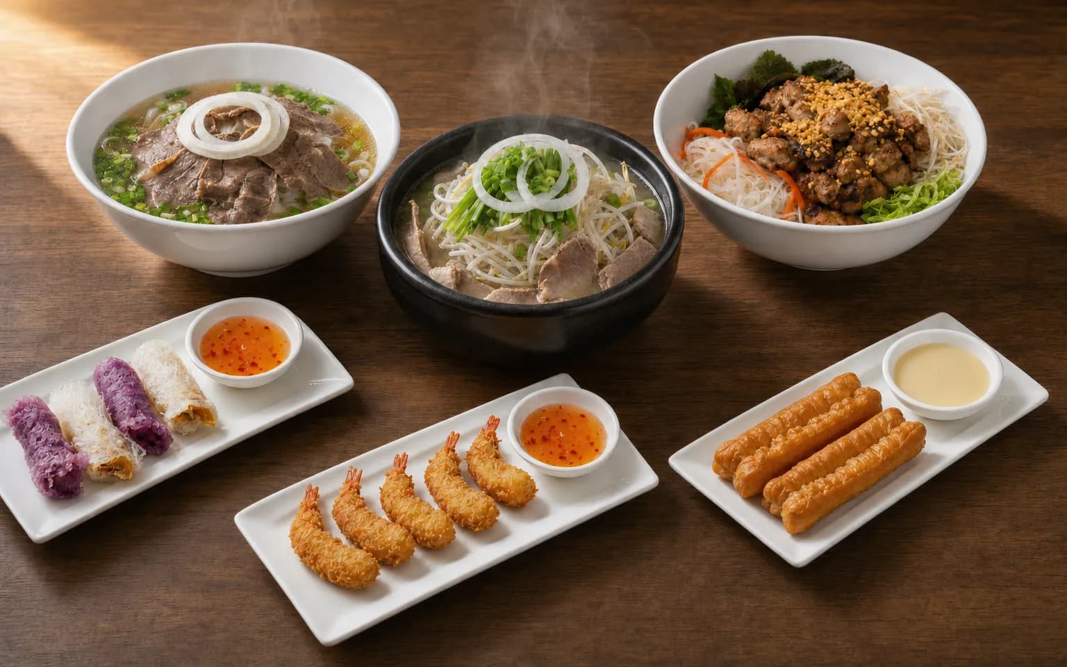 메인 3종 + 사이드 3종, 총 6가지 메뉴